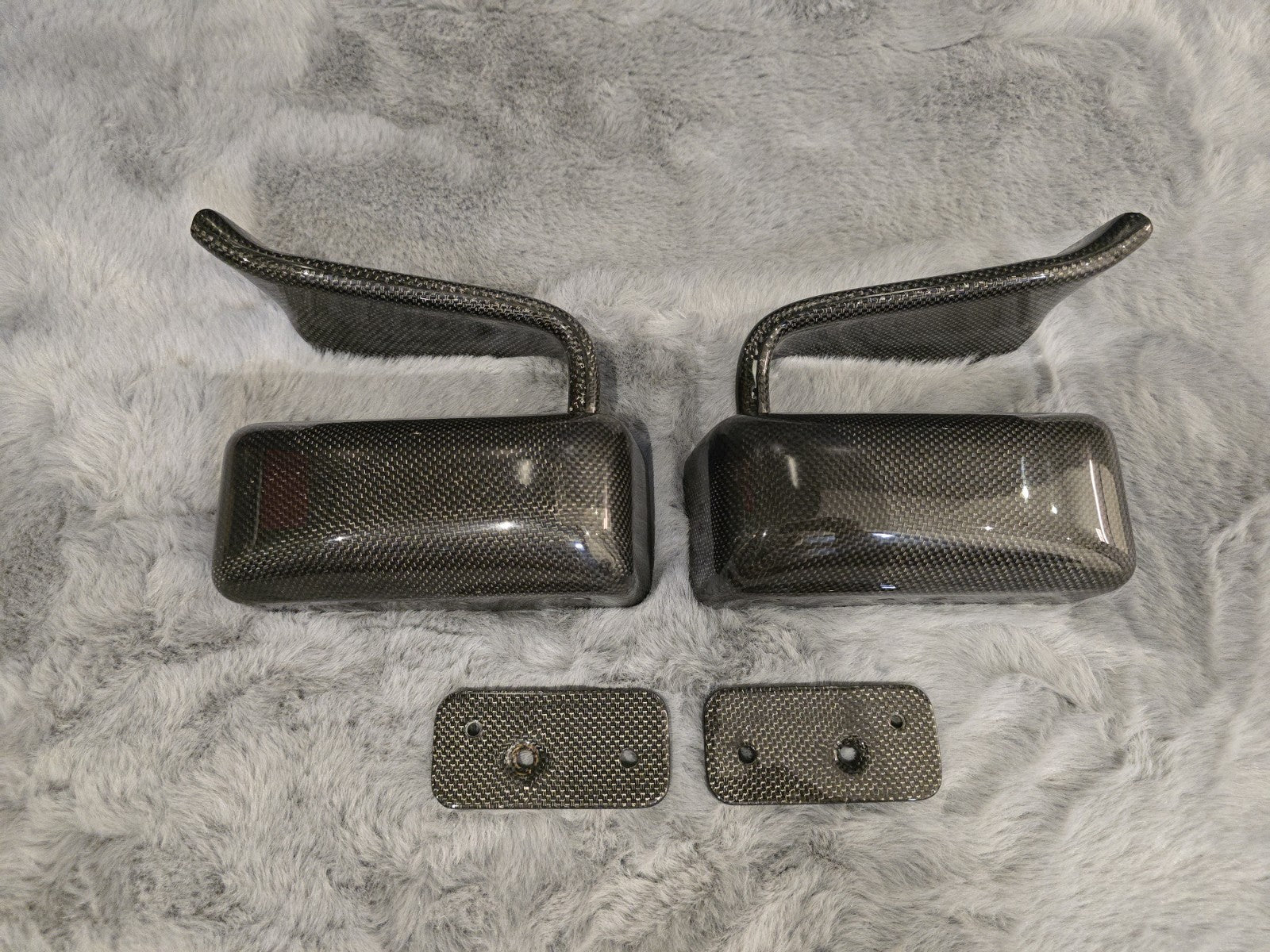 ALC Dry Carbon Fiber Plain Weave LMGT Side Mirror ( Universal/Civic FD2R/Si)
