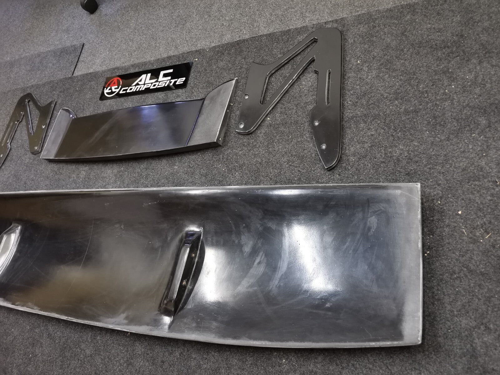 Fit For Lamborghini Gallardo Spyder/Coupé FRP Swan Neck Rear Spoiler Wing