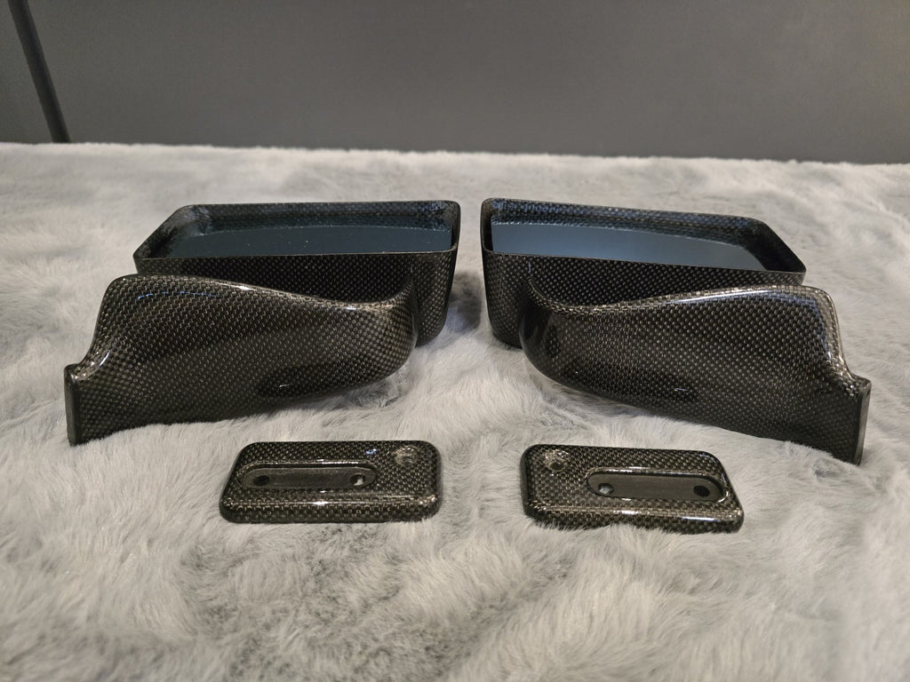 ALC Dry Carbon Fiber Plain Weave LMGT Side Mirror ( Universal/Civic FD2R/Si)