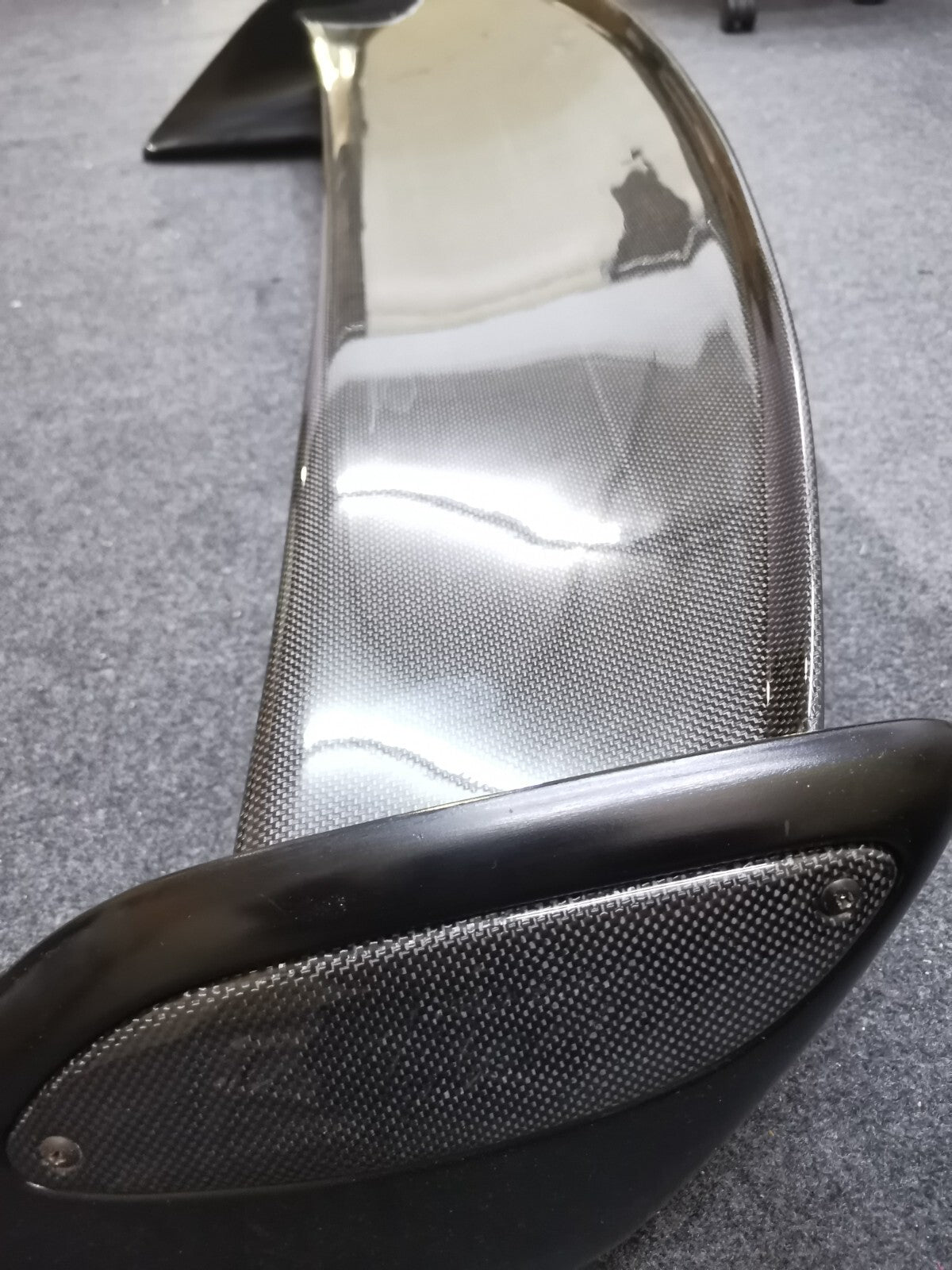 Fit For Mazda Rx8 R Magic Adjustable Carbon Fiber Blade w/FRP Base Spoiler Wing