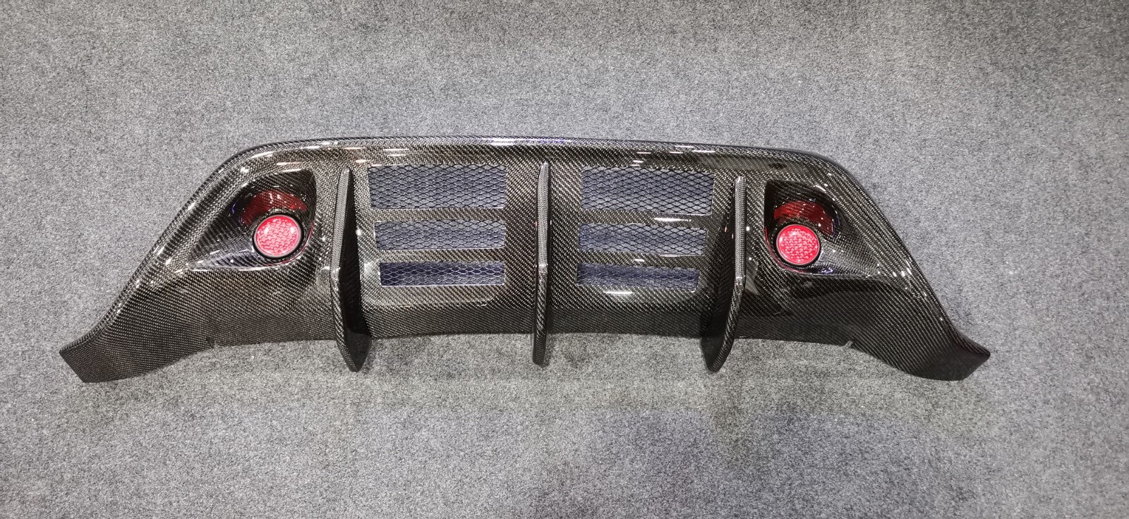 Fit For 08-16 Nissan Skyline GTR R35 WLD Style Rear Bumper Carbon Fiber Diffuser