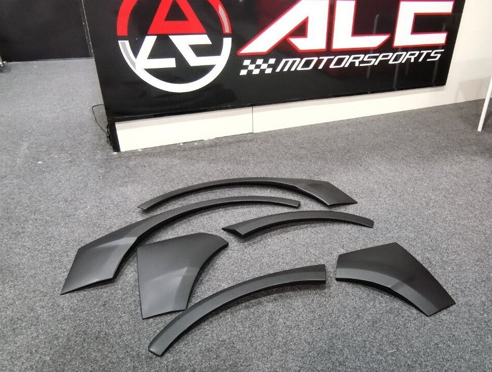 Fit For Toyota Yaris GR (GXPA16) FRP Wide Fender Trim/ Flares 6pc set (stick on)