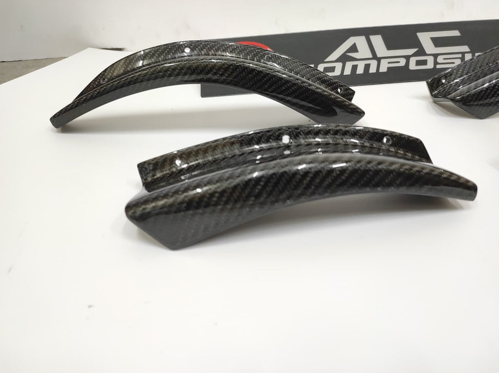 ALC Composites Carbon Fiber Front Bumper Downforce Canard Fit For BMW F87 M2.