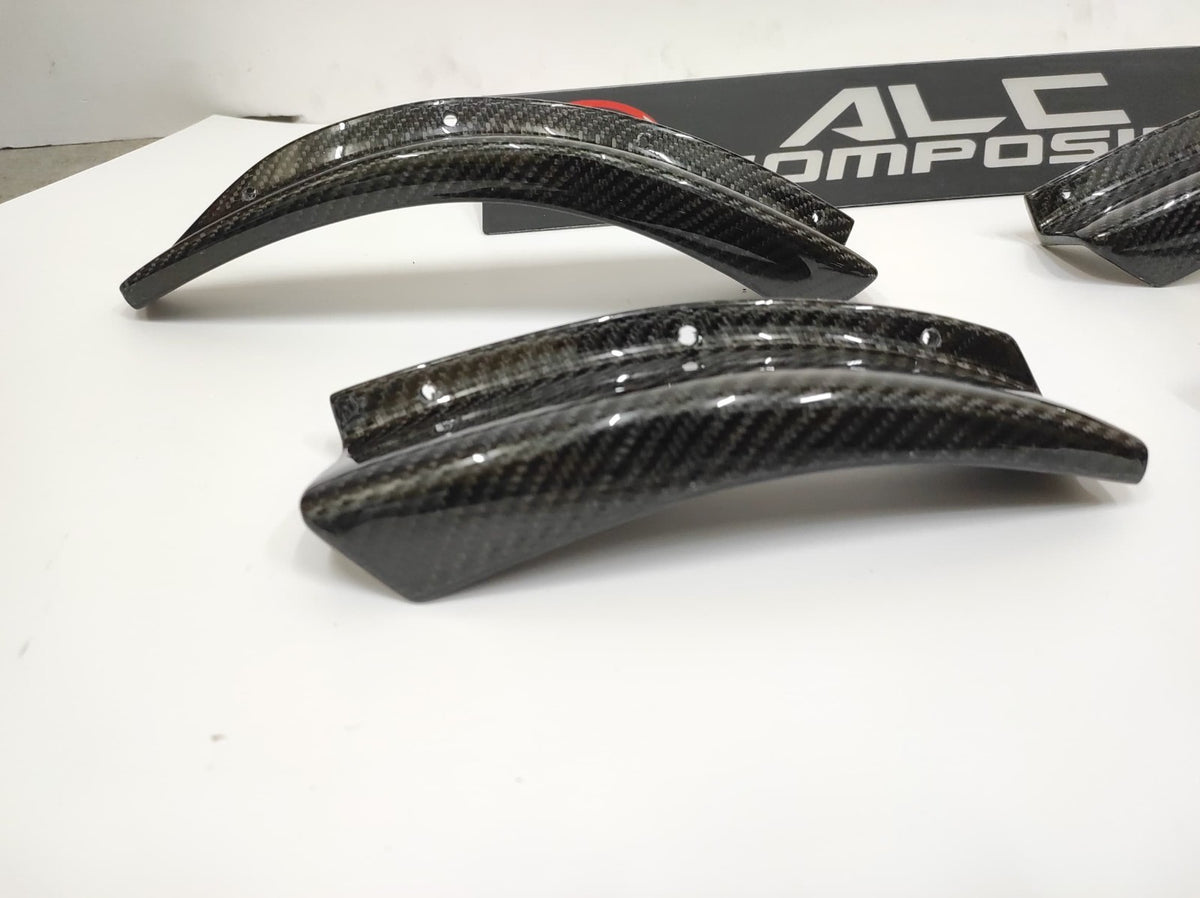 ALC Composites Carbon Fiber Front Bumper Downforce Canard Fit For BMW F87 M2.