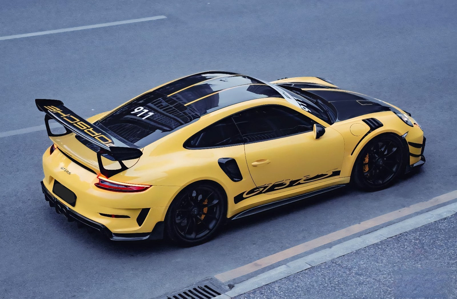 Fit For Porsche 991.1 & 991.2 Gt3 RS / Gt2 RS / Turbo Carbon Fiber Side Skirt