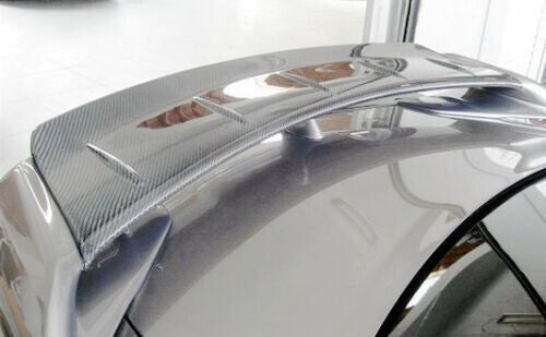 Fit For Nissan GTR R35 Carbon Fiber Rear wing Flap (Stick on to OEM Spoiler)