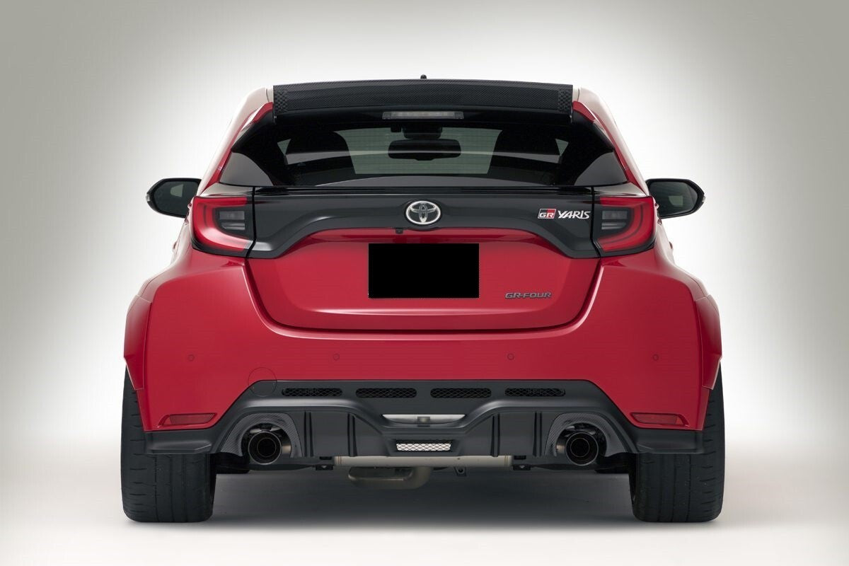 Fit for Toyota Yaris GR V Style Rear Bumper Lower Diffuser/Valance FRP Material