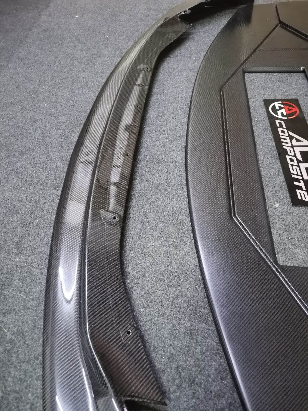 FIT FOR BMW DRY CARBON FRONT LIP W undertray diffuser G80/G82/G83 M4 M3 GT4