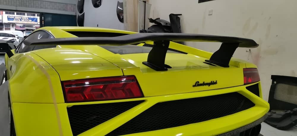 Fit For Lamborghini Gallardo Carbon Fiber ALC Rear Spoiler Wing (Spyder/coupe)