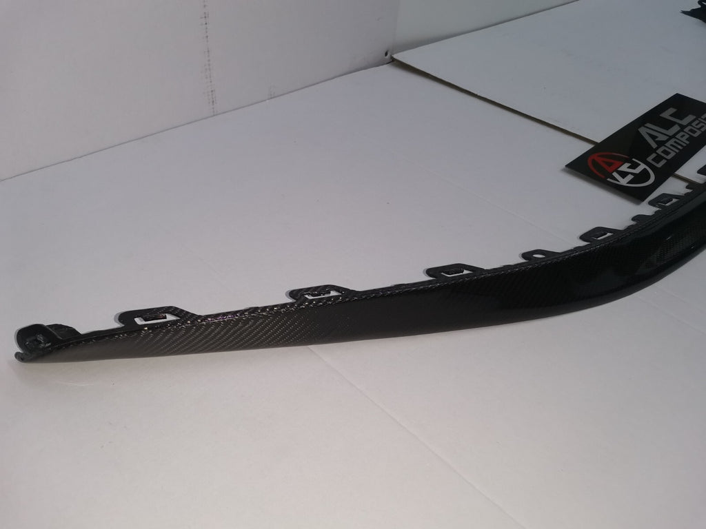 Fit For Porsche 911 992 SPASM Front Bumper Carbon Fiber Lower Sport Spoiler Lip