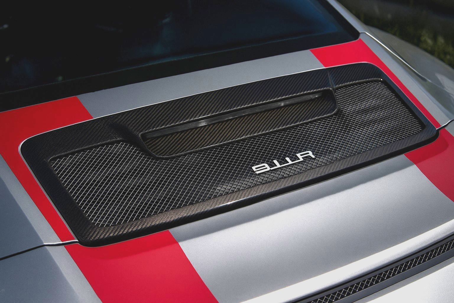 For 11'-16' Porsche Carrera 911 991 Dry Carbon Rear Trunk Deck Lid Grill 911R
