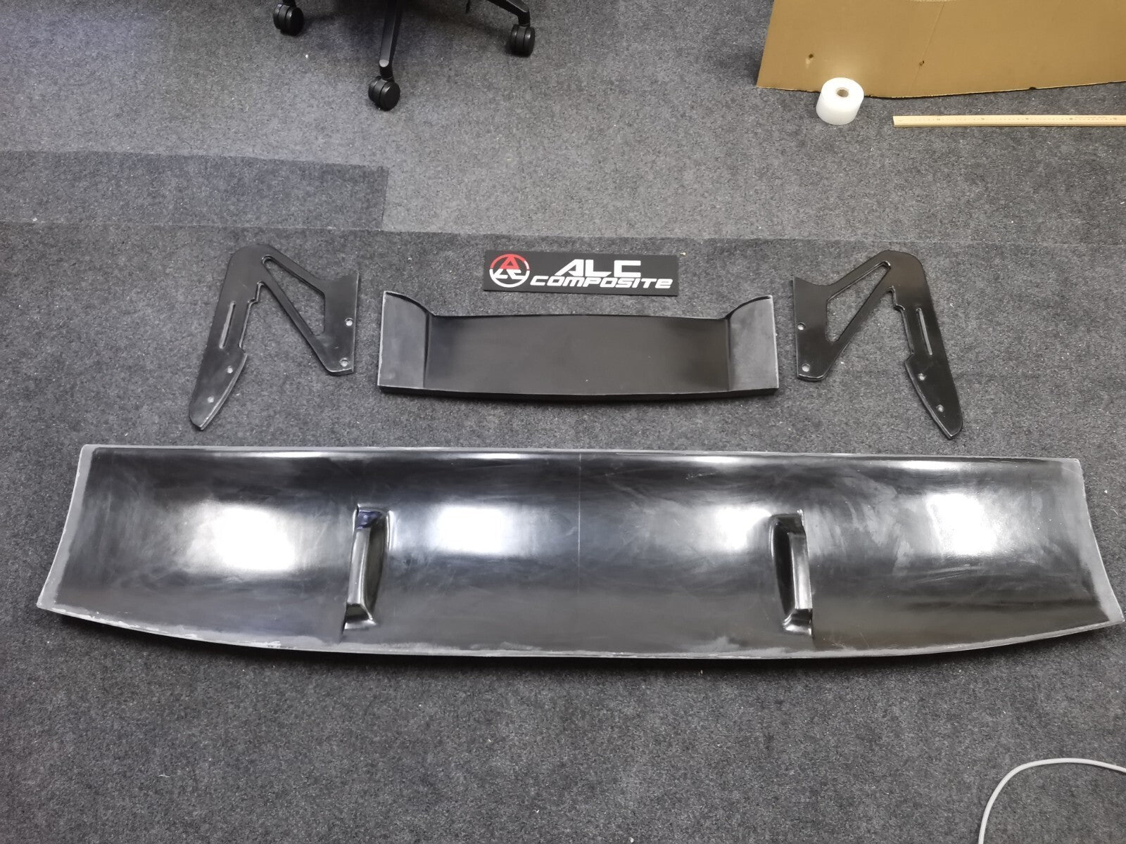 Fit For Lamborghini Gallardo Spyder/Coupé FRP Swan Neck Rear Spoiler Wing