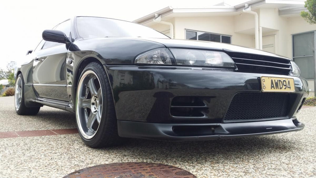 Fit For Nissan GTR R32 89-94 FRP Fujimura Style Front Bumper Lower Lip