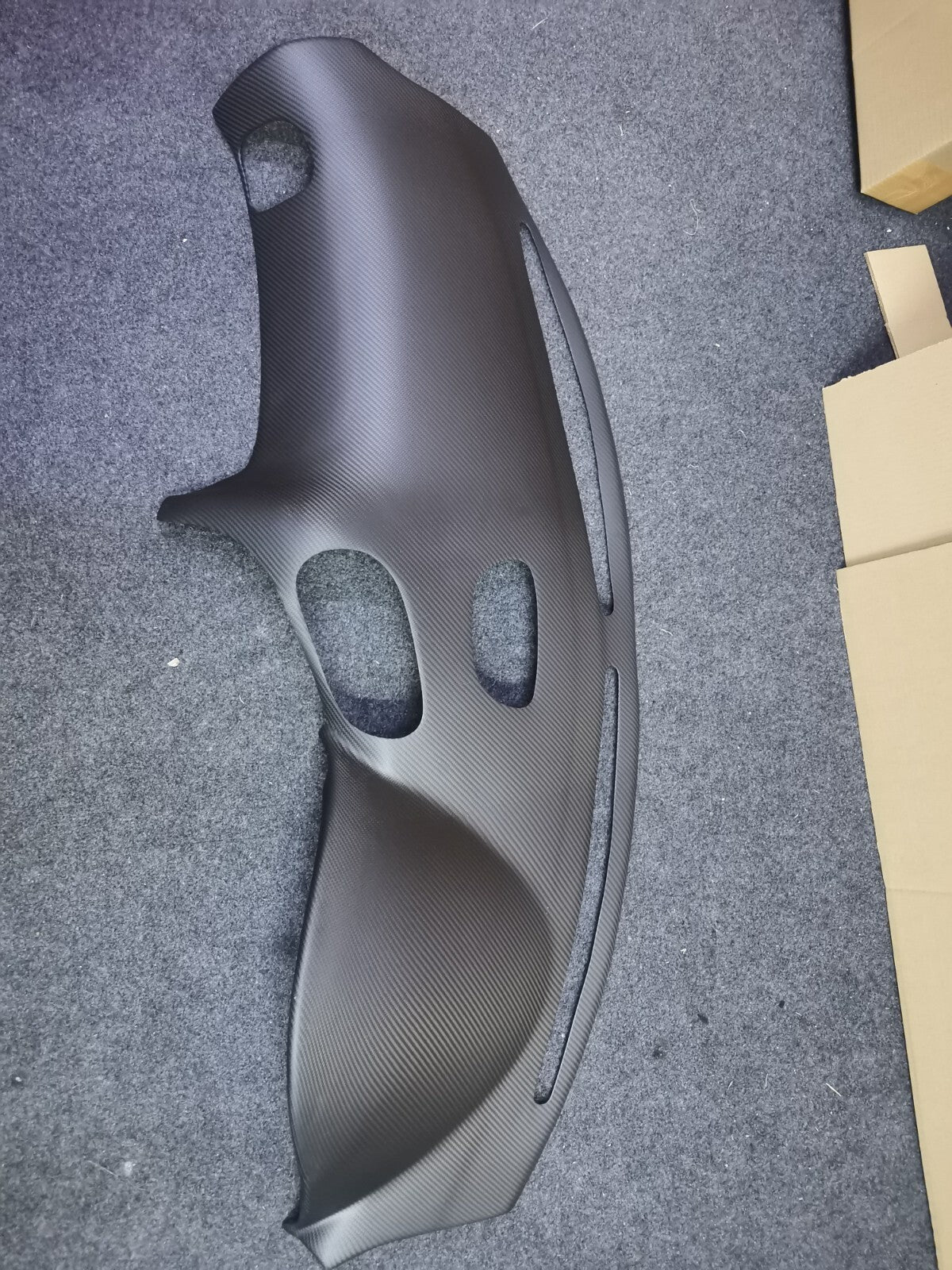 Dry Carbon Dashboard Cover Fit for Mazda RX7 FD (RHD)