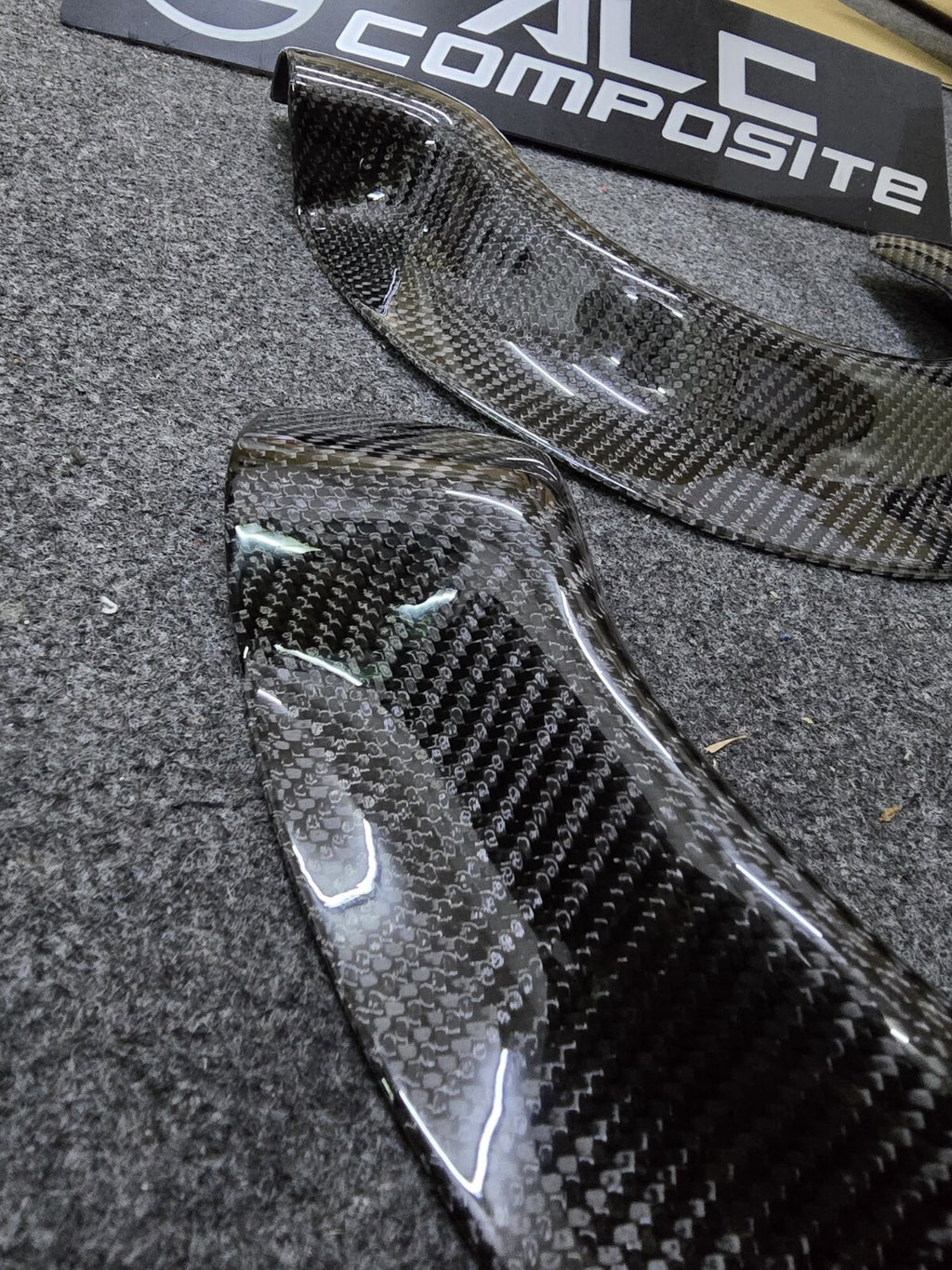 ALC Carbon Fiber Rear Bumper Exhaust Heat Shield Cove For 04-09 Honda S2000 AP2
