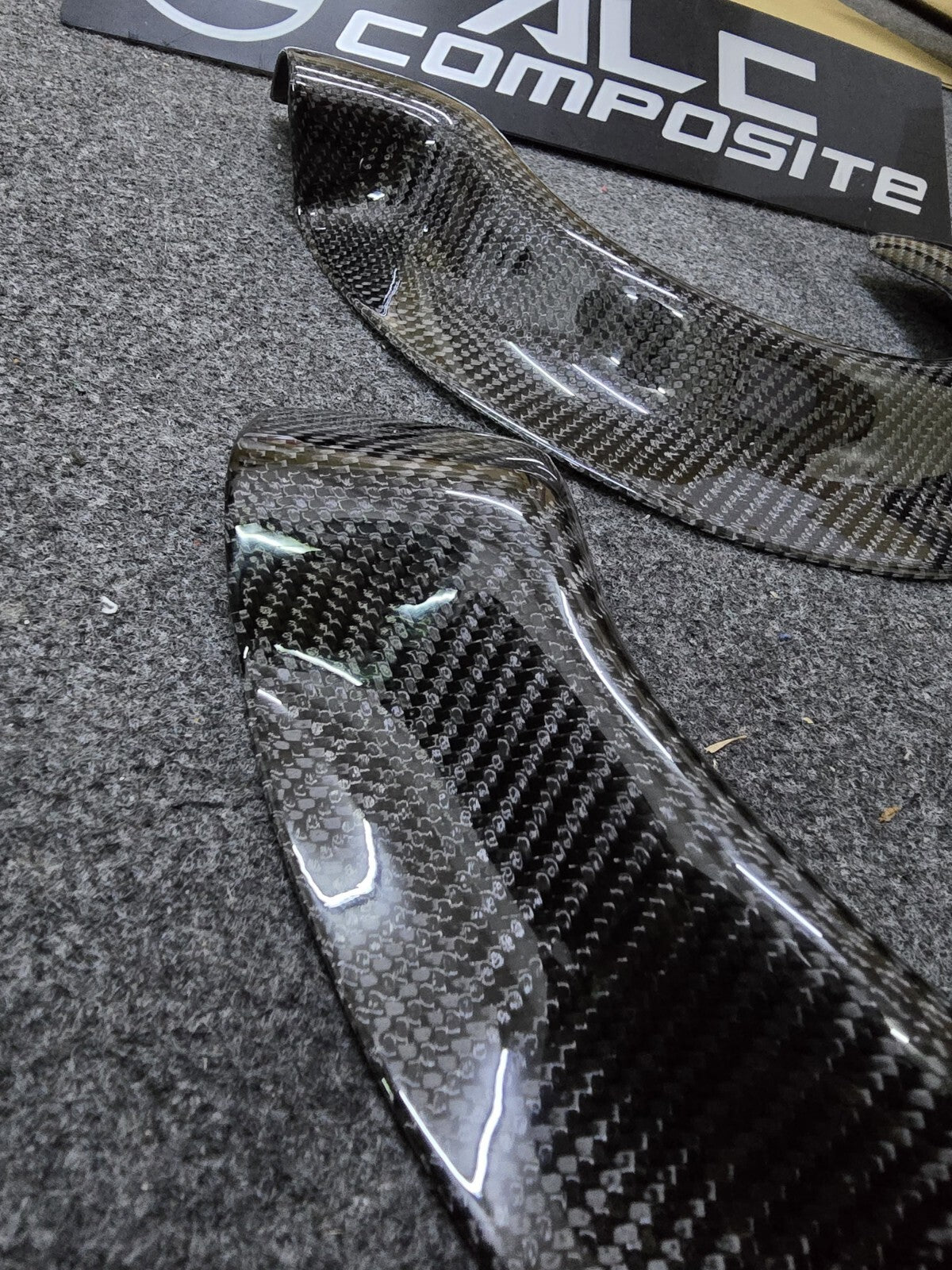 ALC Carbon Fiber Rear Bumper Exhaust Heat Shield Cove For 04-09 Honda S2000 AP2