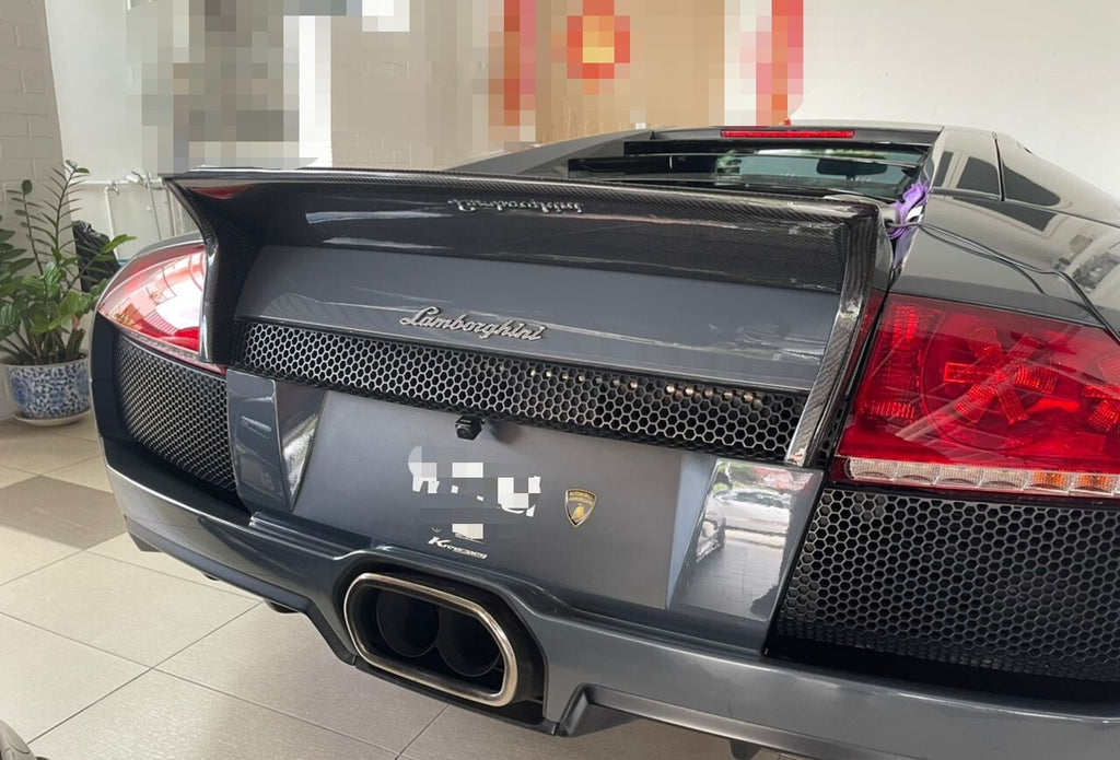 Fit For Lamborghini Murcielago LP-640 Rear Carbon Fiber Duck Tail Spoiler