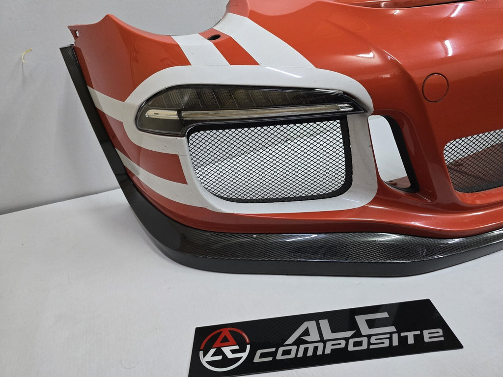 Fit For Porsche 911 991.1 GT3 RS Carbon Fiber Front Spoiler With Side appendages