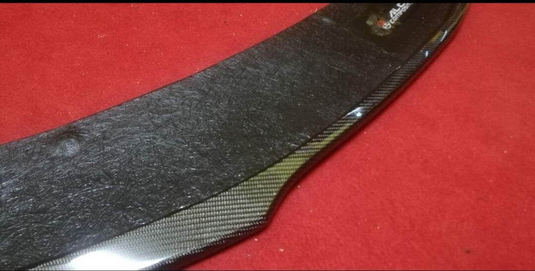 Fit For BENTLEY CONTINENTAL GT Carbon Fiber Front Bumper Lower Under Lip Spoiler