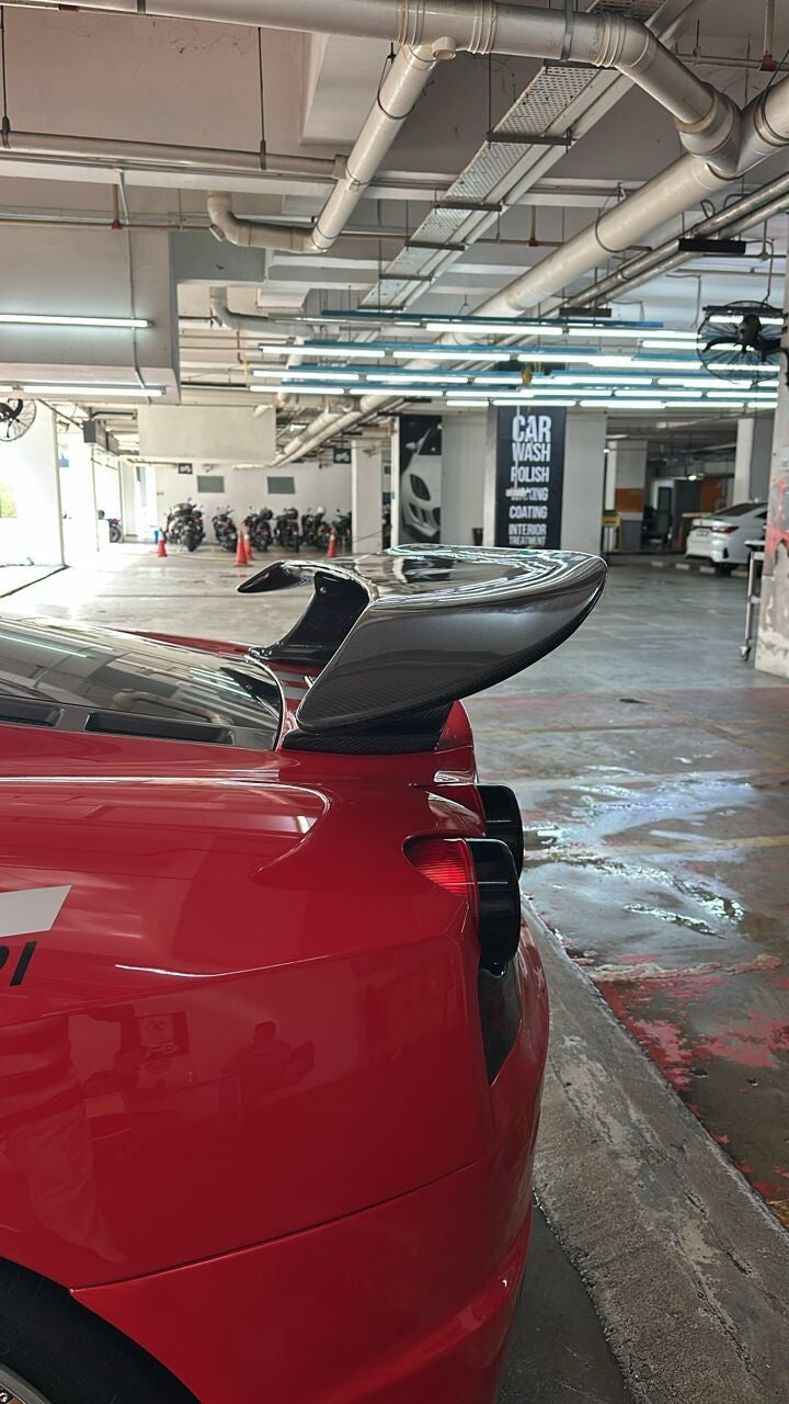 Fit For Ferrari F430 ESP Style Carbon Fiber Rear Wing 04-09