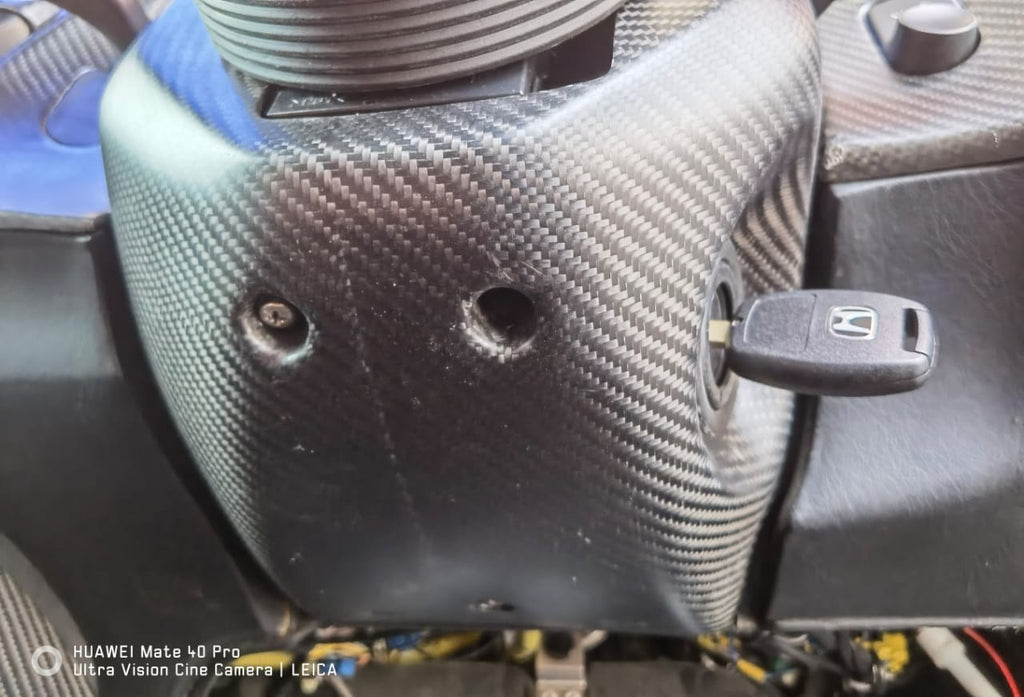 Fit For Honda S2000 Ap1/Ap2 Carbon Fiber Steering Column Cover Upper & Lower Set