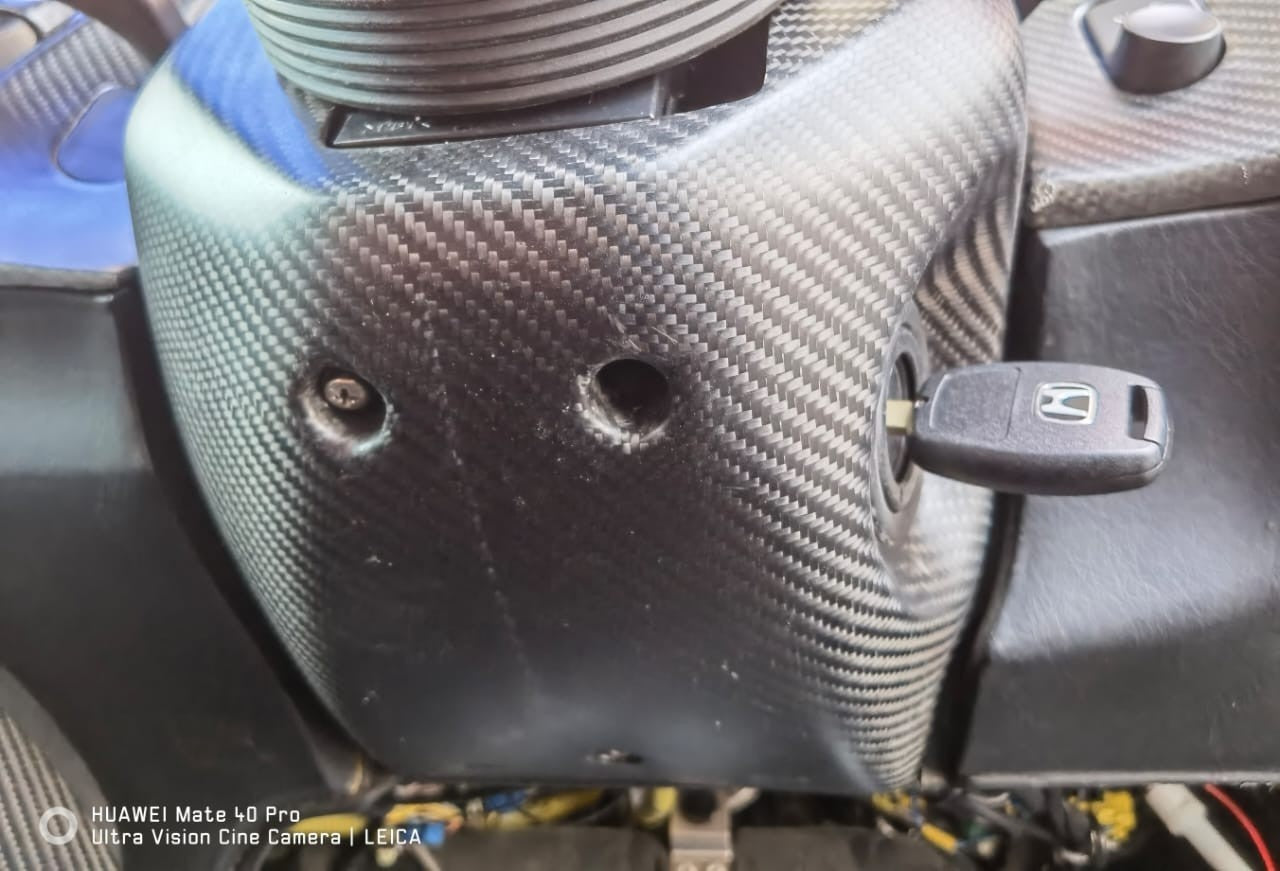 Fit For Honda S2000 Ap1/Ap2 Carbon Fiber Steering Column Cover Upper & Lower Set