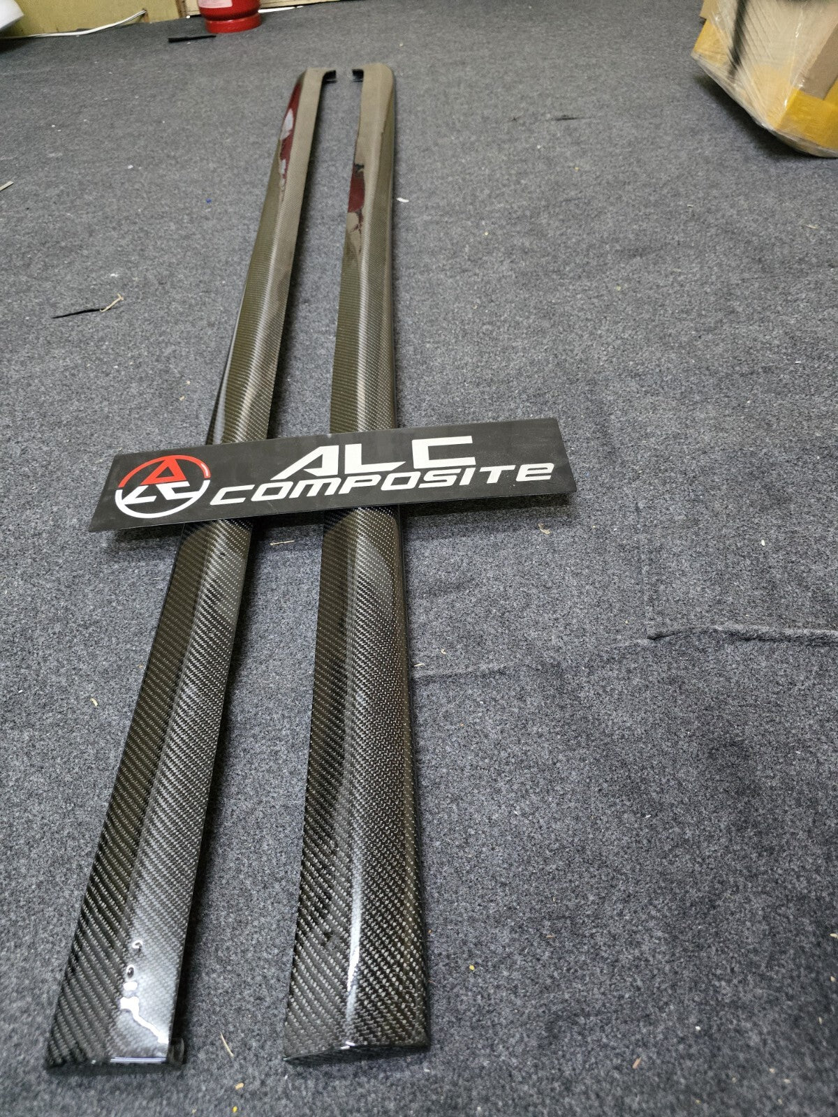 Fit For Mitsubishi Evolution 7 8 9 Carbon Fiber Side Skirt Extensions Addon
