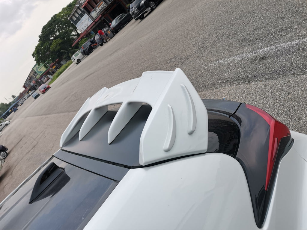 REAR BONNET SPOILER WING UNPAINTED FIT FOR TOYOTA GR YARIS GXPA16 TOM's STYLE