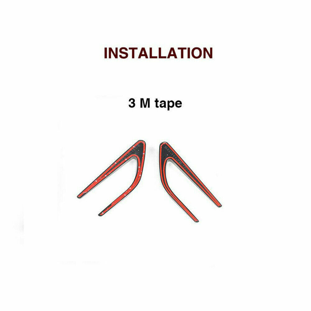 Carbon Fiber Front Fender Trim Fit For W205 C63 C43 AMG Coupe 2 Door 2015-2019
