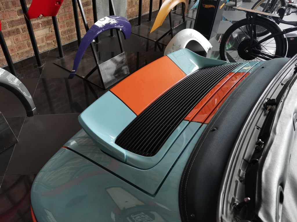 Fit For Porsche Carrera 911 (964) ALC Design FRP Ducktail Spoiler (stick on)