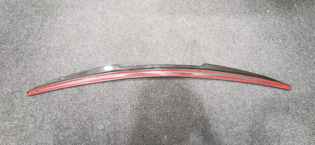 Fit For Ferrari 458 Italia Rear Trunk Carbon Fiber Spoiler Lid (Stick On) 