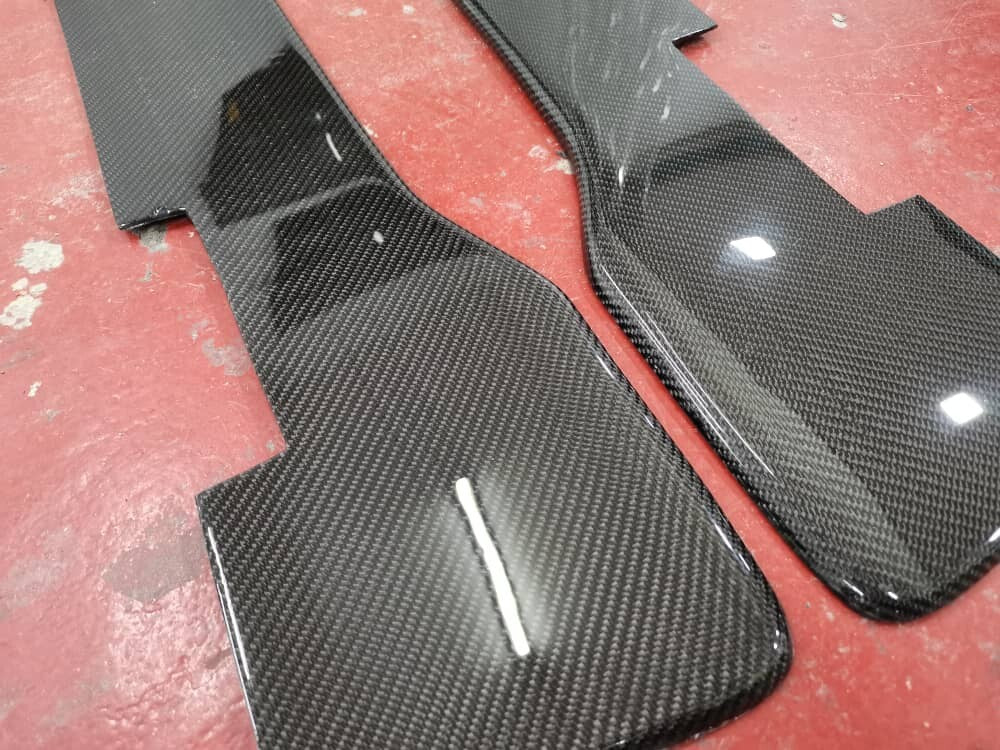 Fit For Nissan R32 GTR PANDEM Carbon Fiber SIDE SKIRT EXTENSIONS
