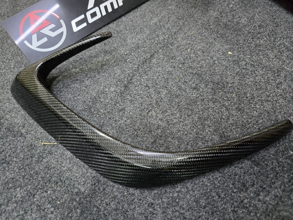 Rear Bumper Side Vents carbon fiber Trims Fit For Benz W205 C63 Coupe AMG 15-18
