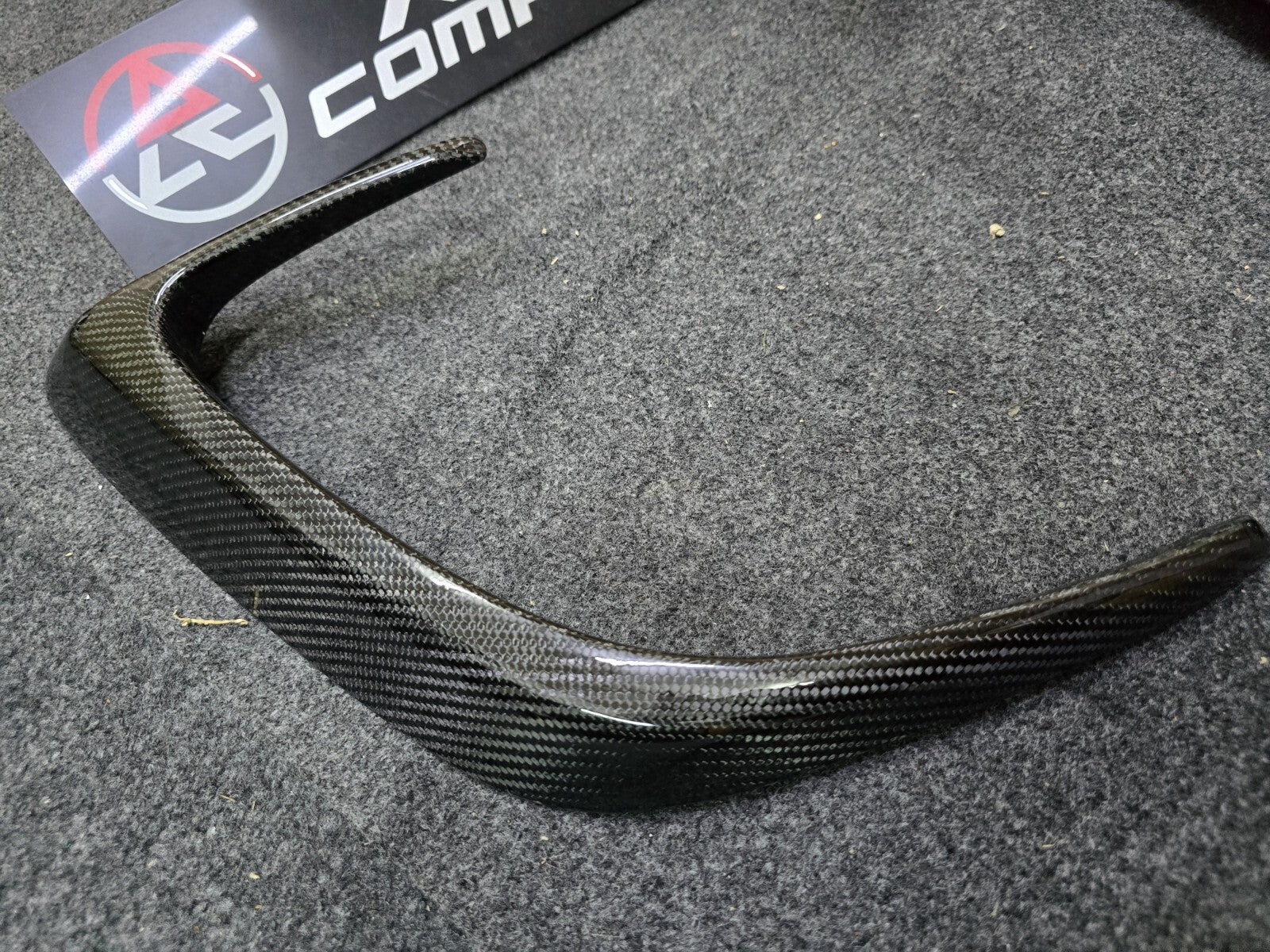 Rear Bumper Side Vents carbon fiber Trims Fit For Benz W205 C63 Coupe AMG 15-18