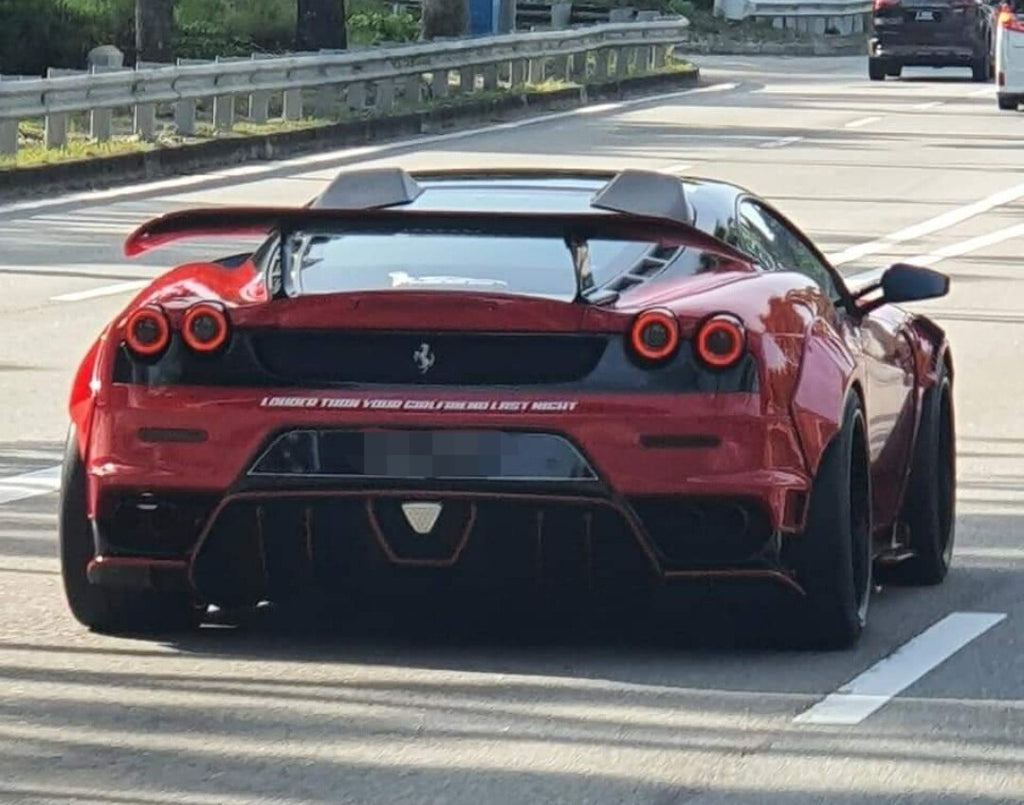 Fit For Ferrari F430 ESP Style Carbon Fiber Rear Wing 04-09
