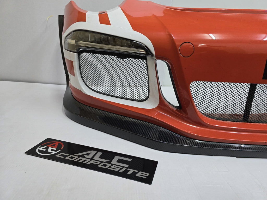 Fit For Porsche 911 991.1 GT3 RS Carbon Fiber Front Spoiler With Side appendages