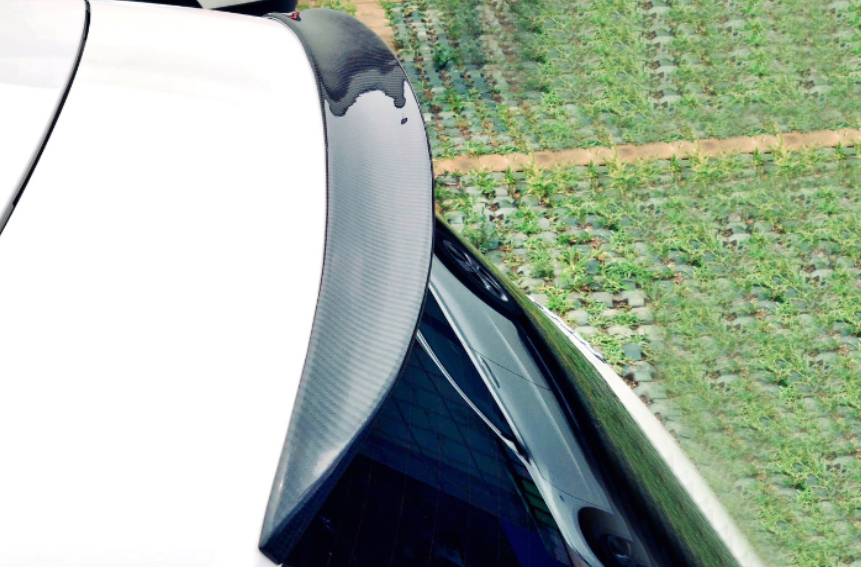 Fit For Mercedes-Benz GLC 2016-2021 Carbon Fiber Roof Spoiler (stick on)