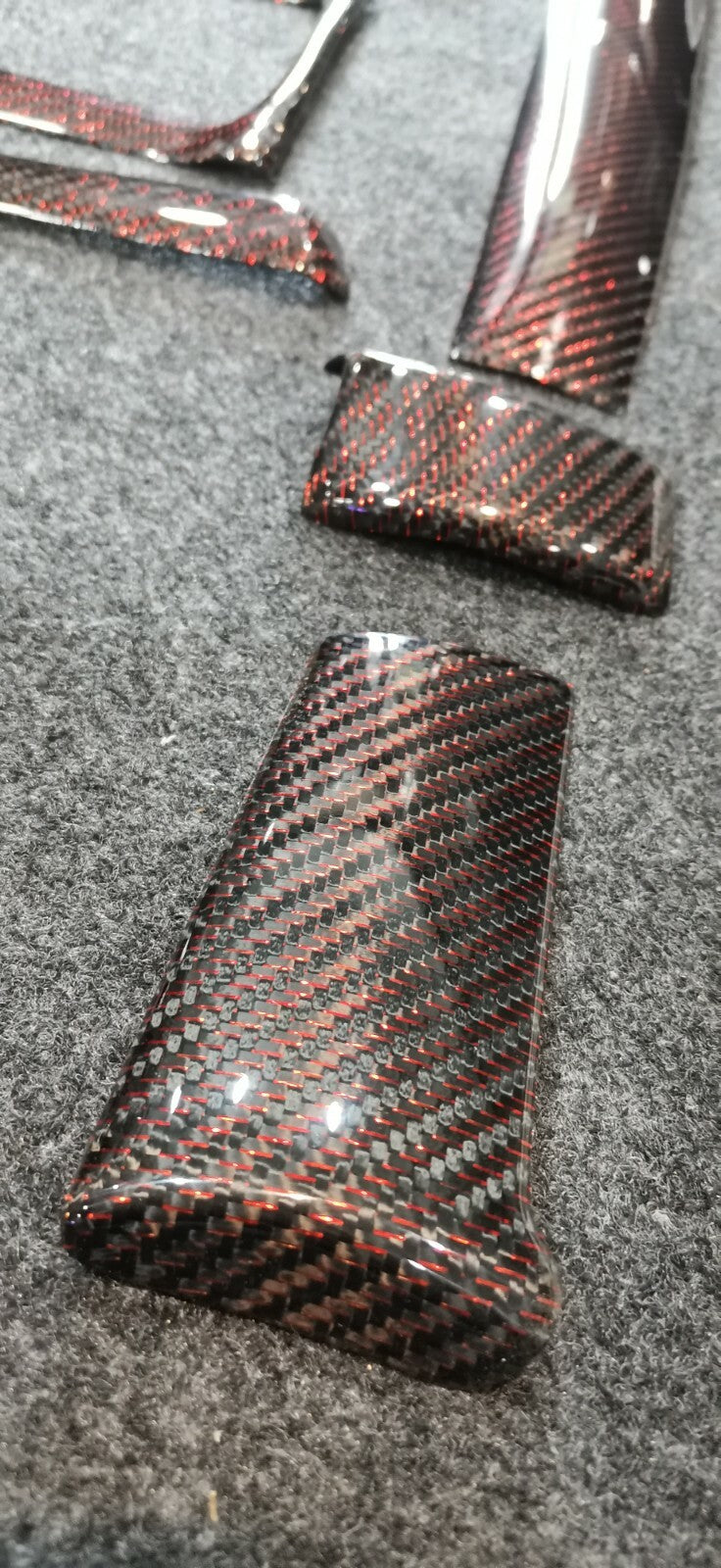 FIT FOR HONDA CIVIC FK8 CARBON FIBER INTERIOR TRIM SET - 2017+ CIVIC TYPE-R