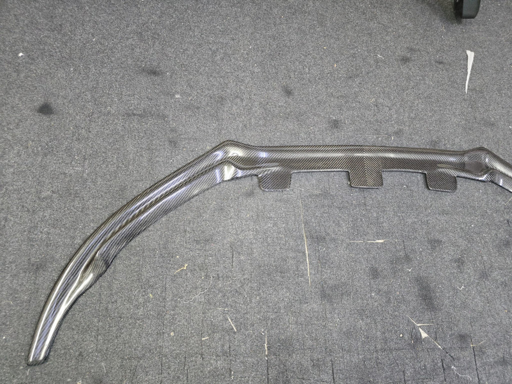 Fit For Audi TTRS MK2 Carbon Fiber Front Bumper Lower Lip Spoiler ALC Design