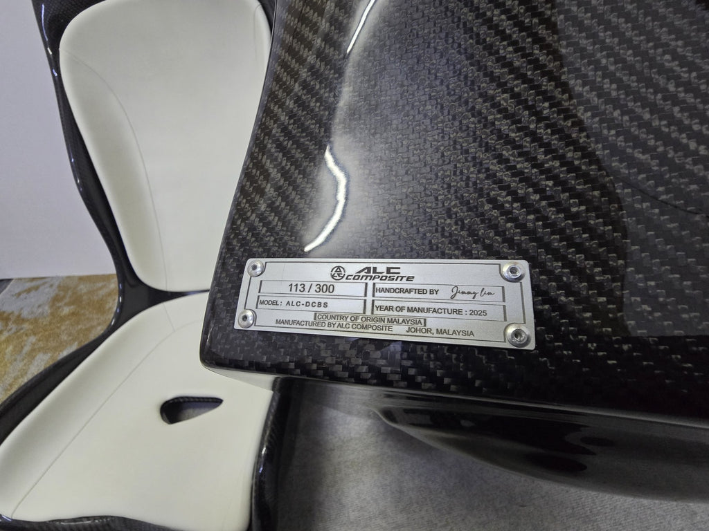 ALC Composite Carbon Fiber Bucket Seat L Size 2pc Set (L&R) Universal Fitting