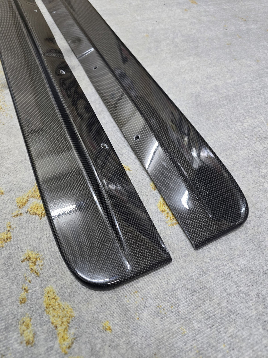 Fit For Mazda FD3S RX7 FEED Fujita Carbon Fiber Side Skirts Splitter Lip JAPAN