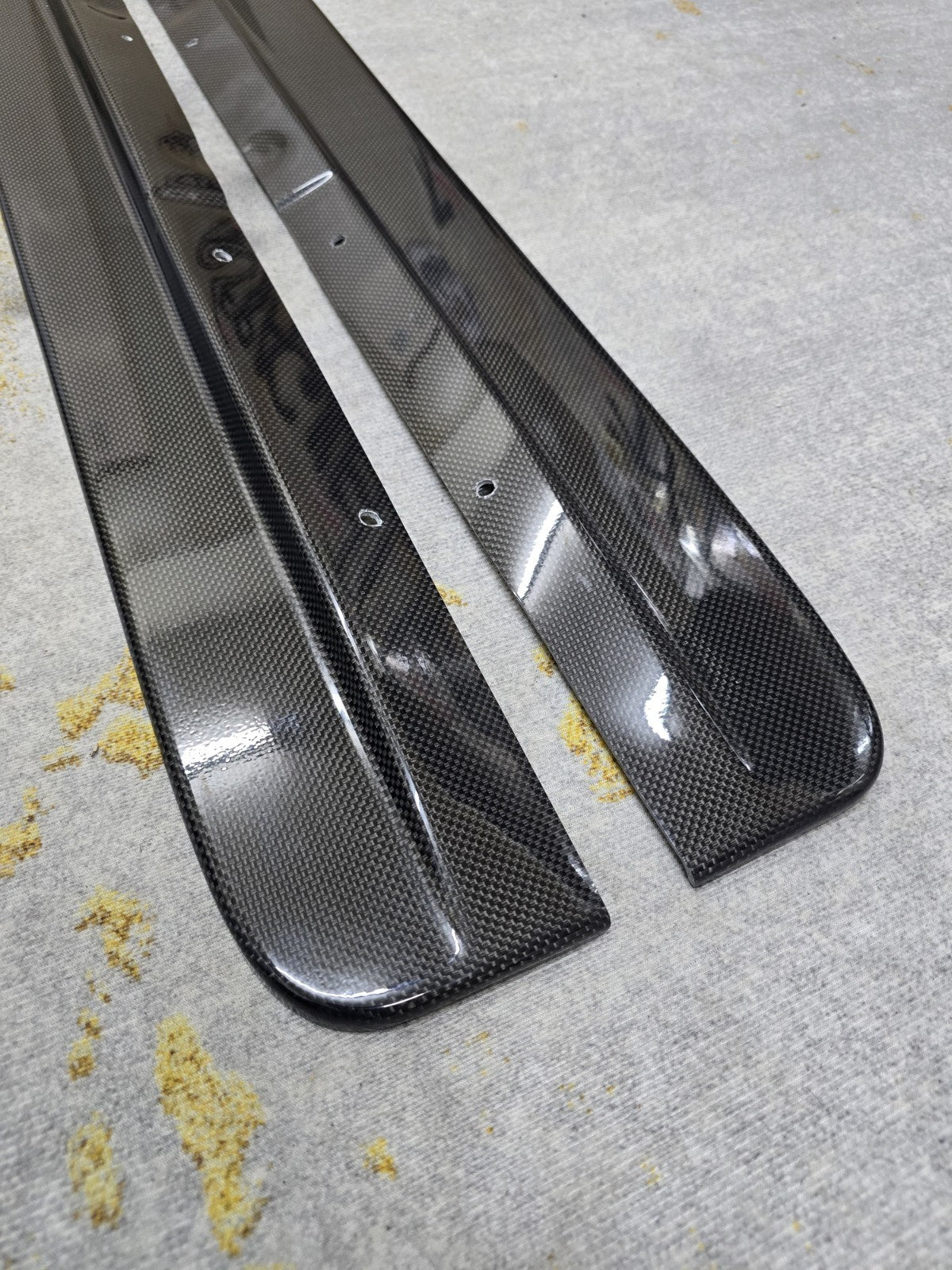 Fit For Mazda FD3S RX7 FEED Fujita Carbon Fiber Side Skirts Splitter Lip JAPAN
