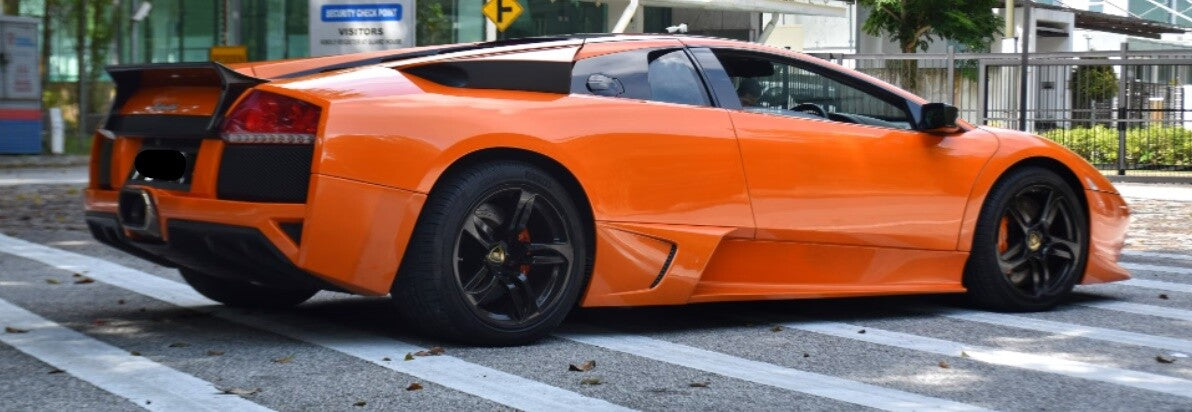 Fit For Lamborghini Murcielago LP-640 Rear Carbon Fiber Duck Tail Spoiler