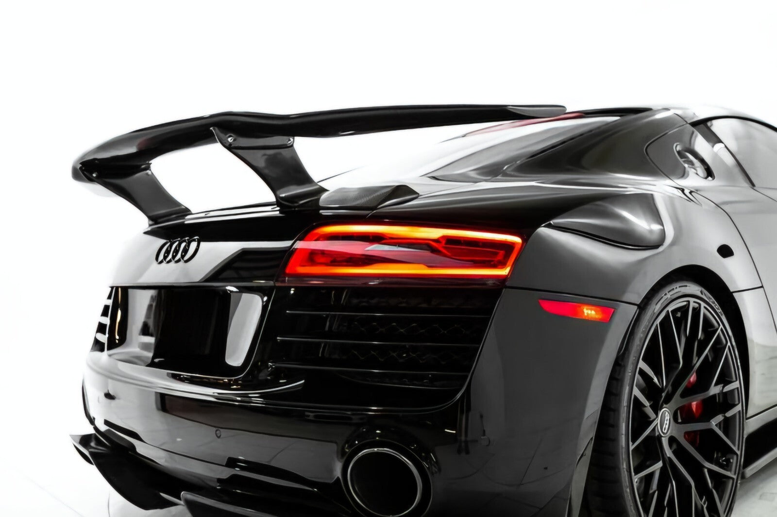 ALC Carbon Rear Wing Trunk Spoiler (Revised Ver.) Fit For Audi R8 V8 V10 08-15