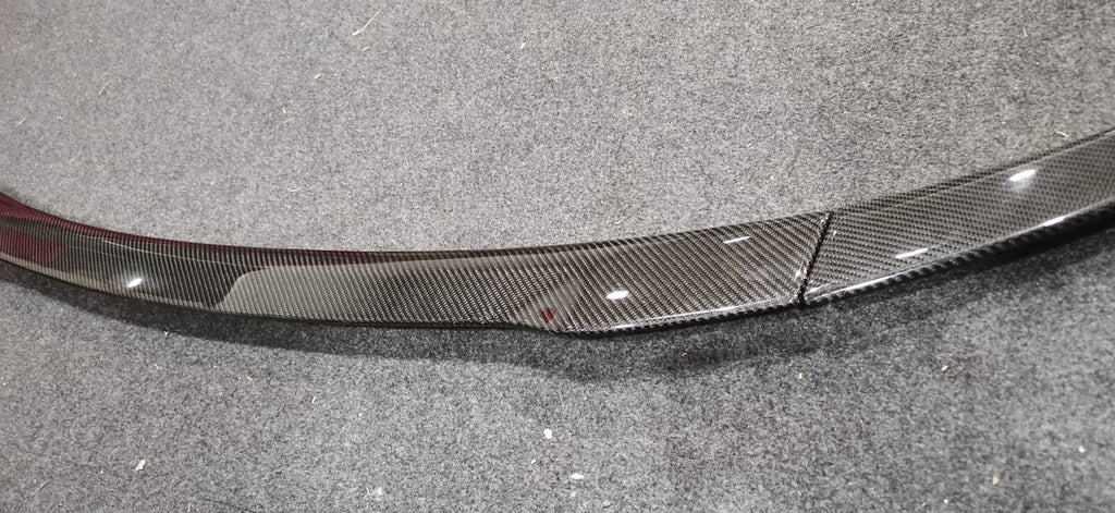 Fit for Audi R8 Coupe Gen. 1 2008-2015 Carbon Fiber Rear Trunk Spoiler 3pc Set