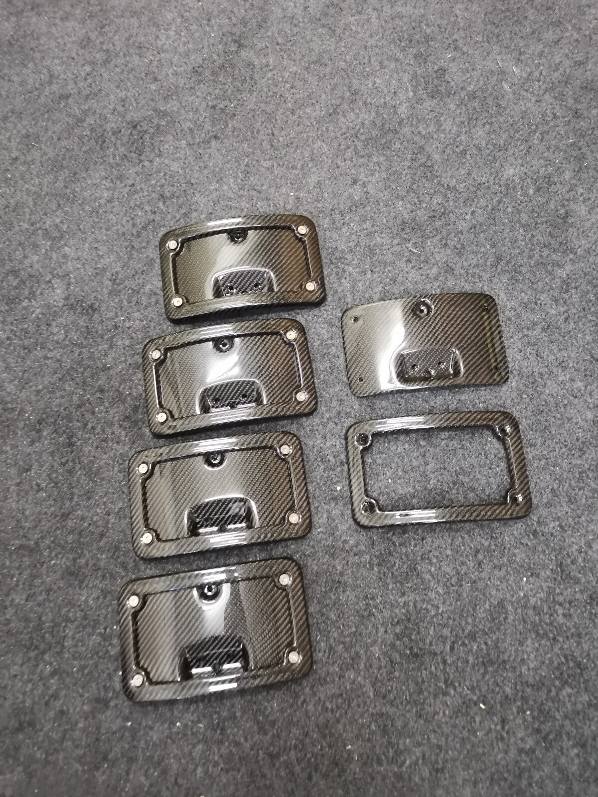 Carbon Fiber License Plate Frame Fit For Harley Davidson