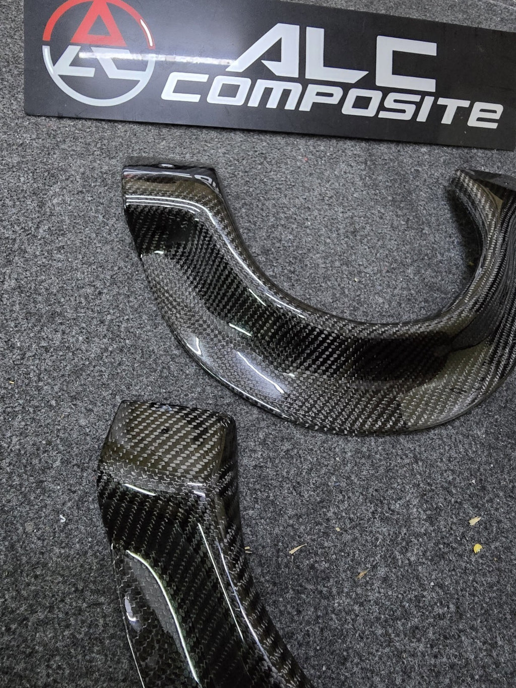 ALC Carbon Fiber Rear Bumper Exhaust Heat Shield Cove For 04-09 Honda S2000 AP2