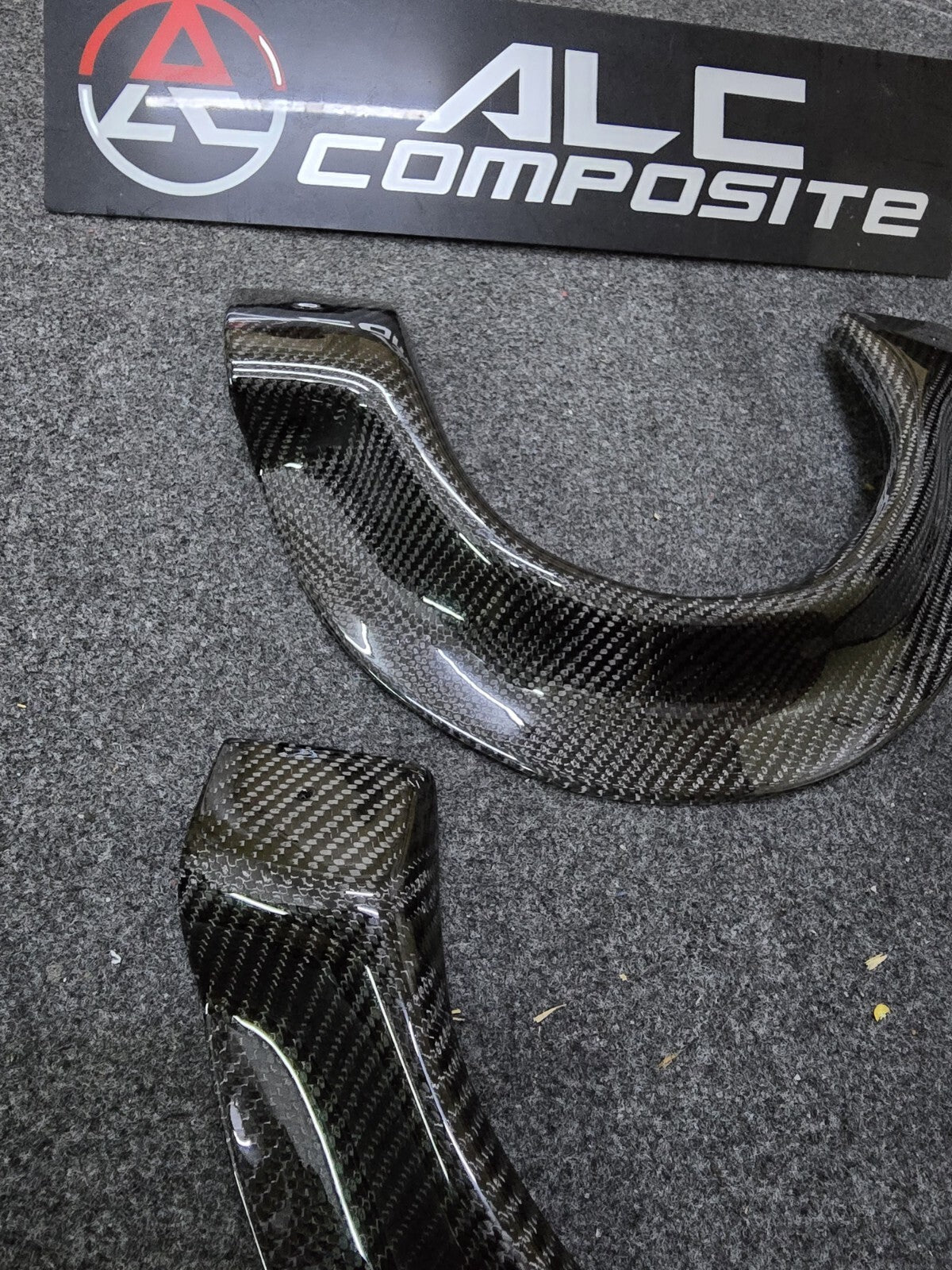 ALC Carbon Fiber Rear Bumper Exhaust Heat Shield Cove For 04-09 Honda S2000 AP2