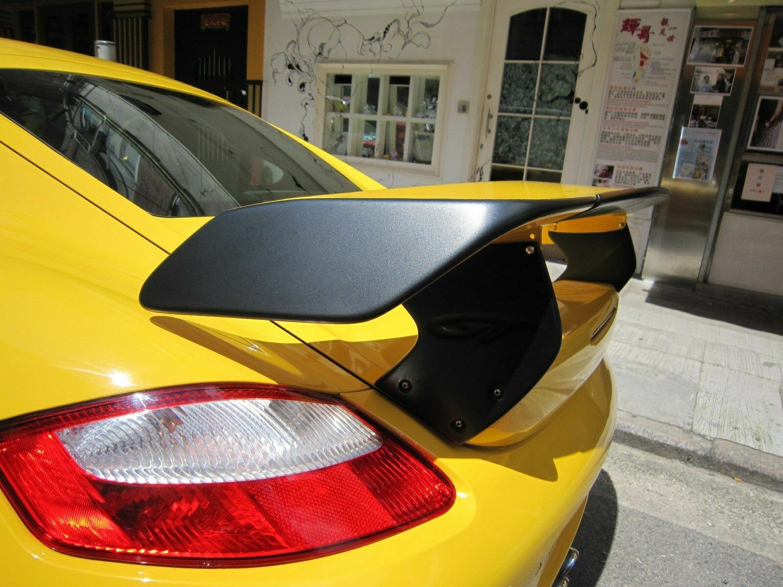 Fit For Porsche Cayman S 987.1/987.2 TA Style 2006-2011 FRP Rear Spoiler Wing