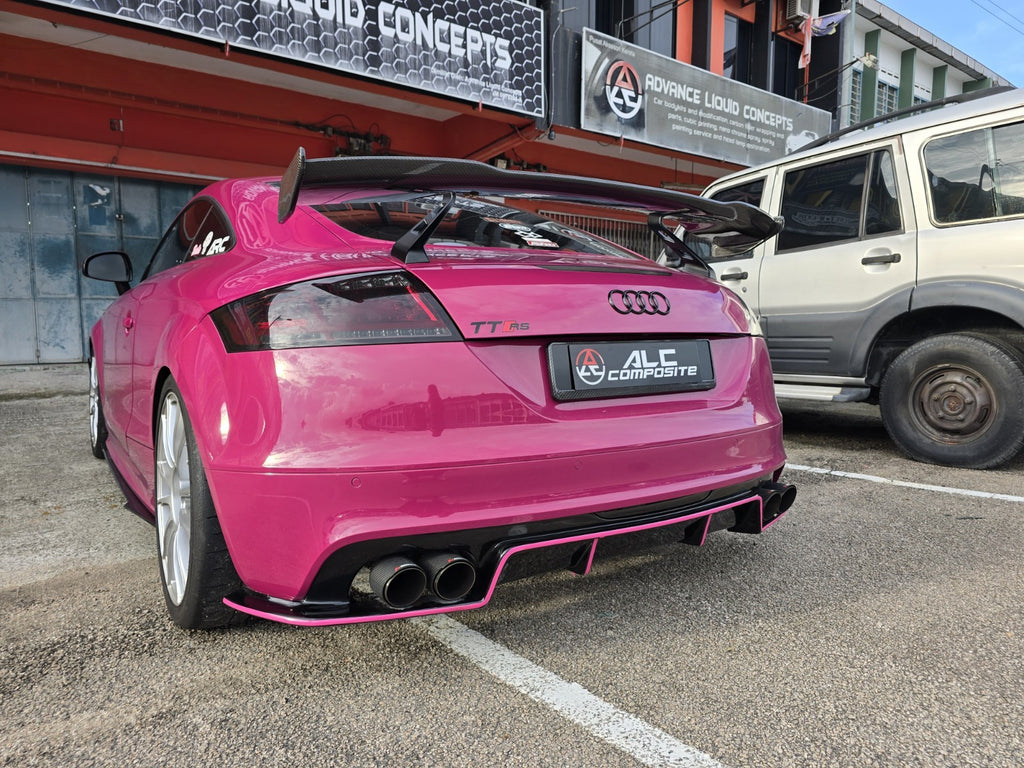 Fit For Audi TTS/TTRS MK2 8J FRP Rear bumper Lower Valance/Diffuser Replacement